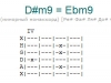 Аккорд d#m9 = ebm9