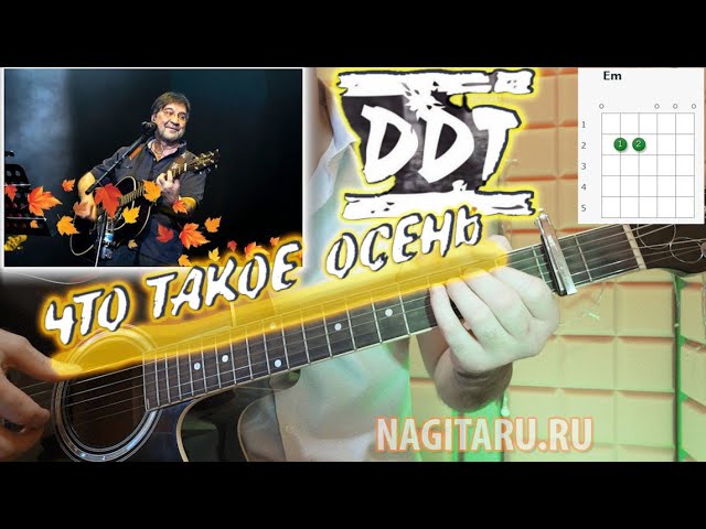 ДДТ — Что такое осень. Аккорды на гитаре