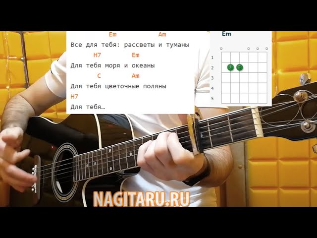 Стас Михайлов — Все для тебя. Легкие аккорды на гитаре