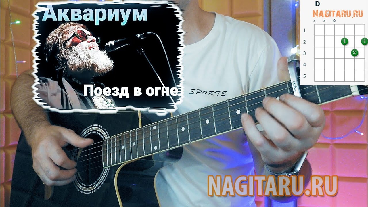 Аквариум — Поезд в огне. Аккорды на гитаре