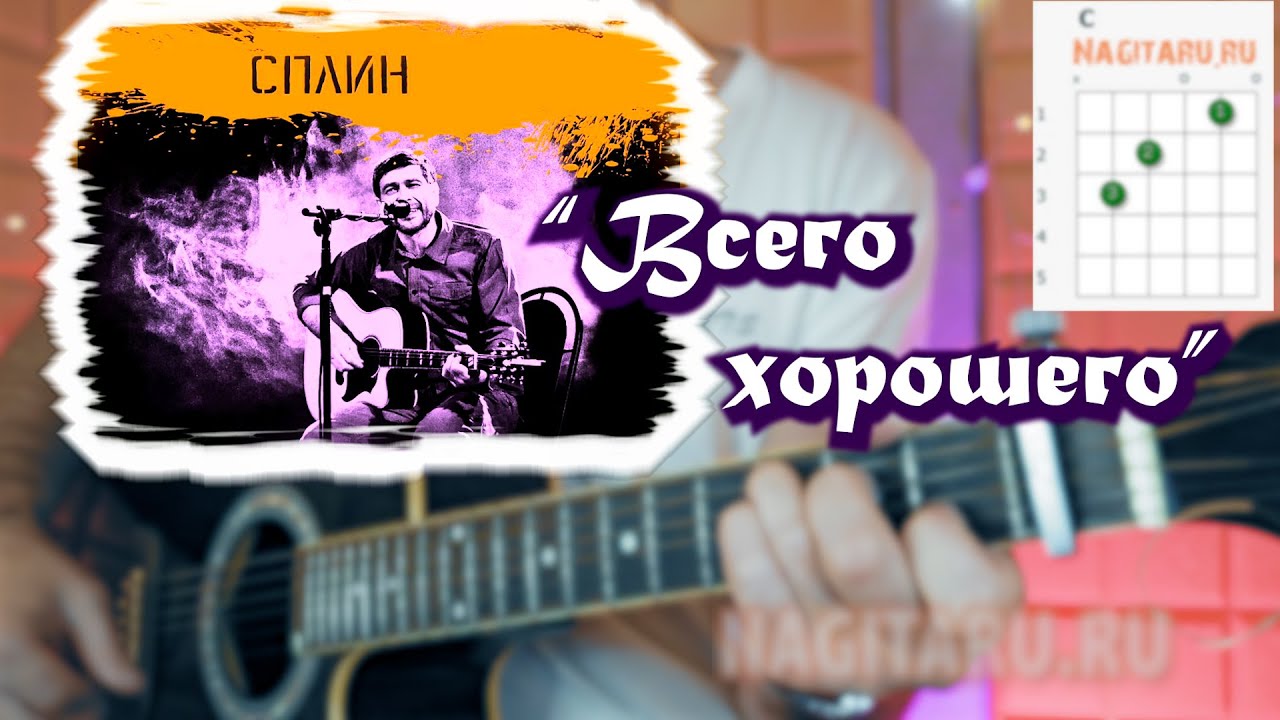 Сплин — Всего хорошего. Аккорды на гитаре