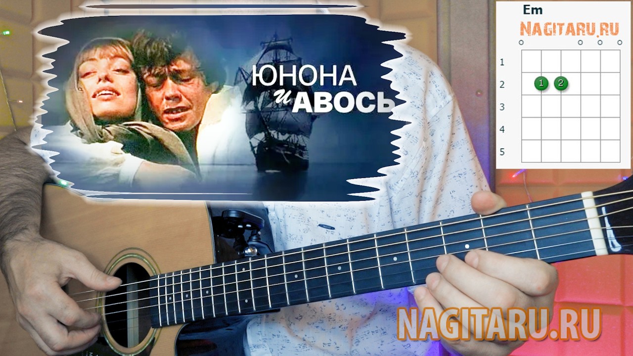 Из к/ф Юнона и Авось — Я тебя никогда не забуду. Аккорды для гитары